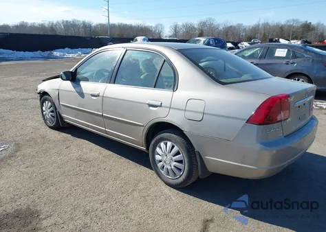 2002 Honda Civic Lx z USA, uszkodzony, nr VIN 2HGES16562H518512